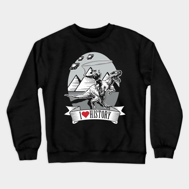 I love history Crewneck Sweatshirt by VinagreShop